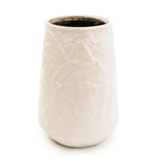 Holly Medium Cream Conical Vase 28cm