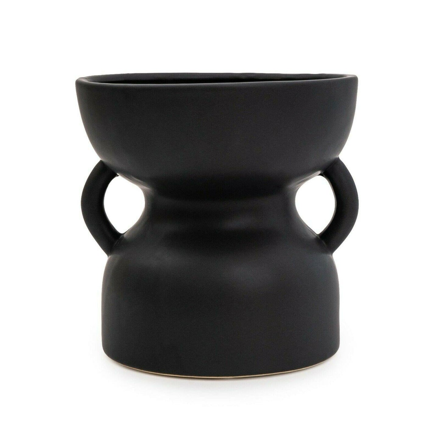 Odesa Matte Black Squat Vase 15.5cm