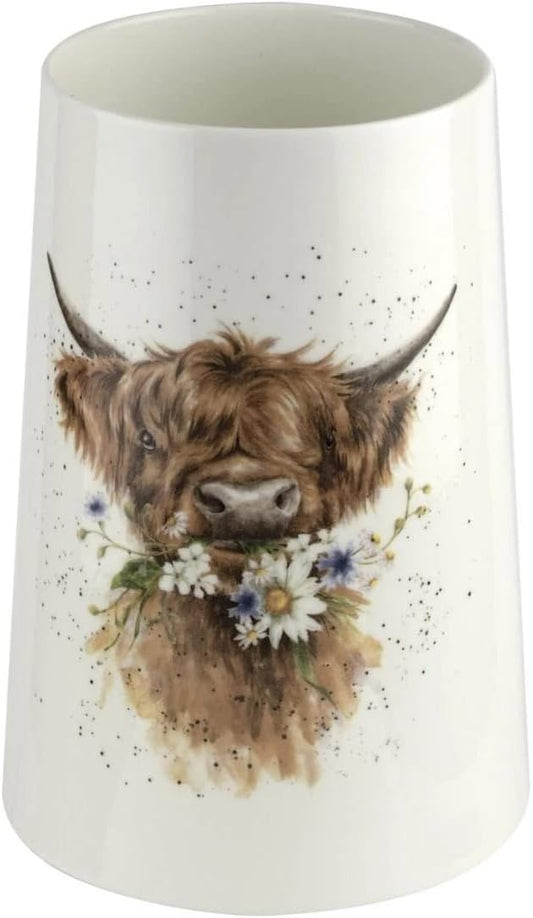 Royal Worcester Wrendale Designs Large Vase 'Daisy Coo' Large Vase