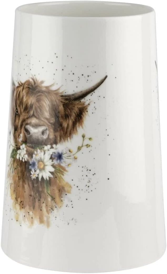 Royal Worcester Wrendale Designs Large Vase 'Daisy Coo' Large Vase