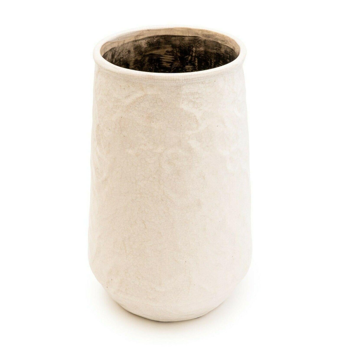 Holly Large Cream Conical Vase 34.5cm