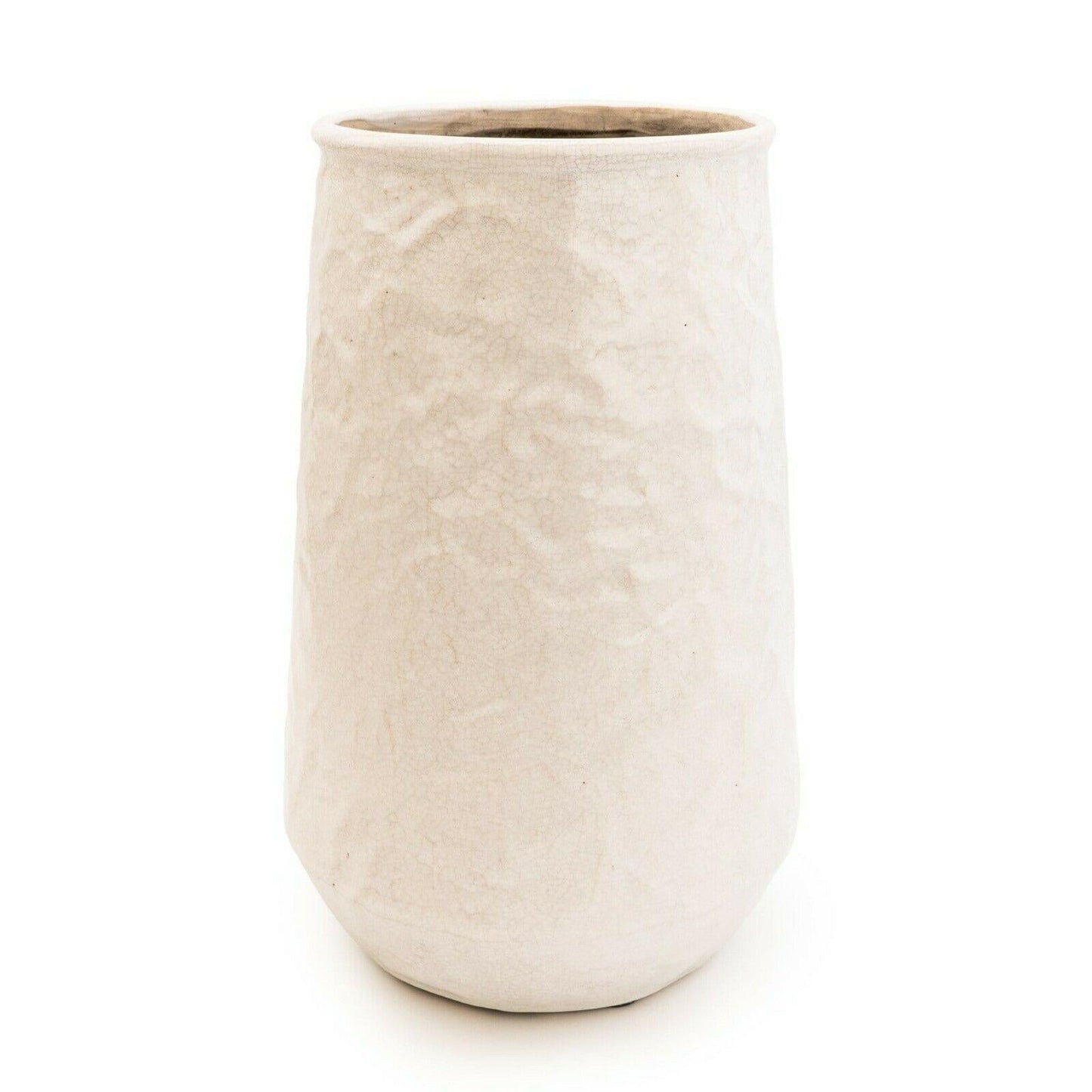 Holly Large Cream Conical Vase 34.5cm