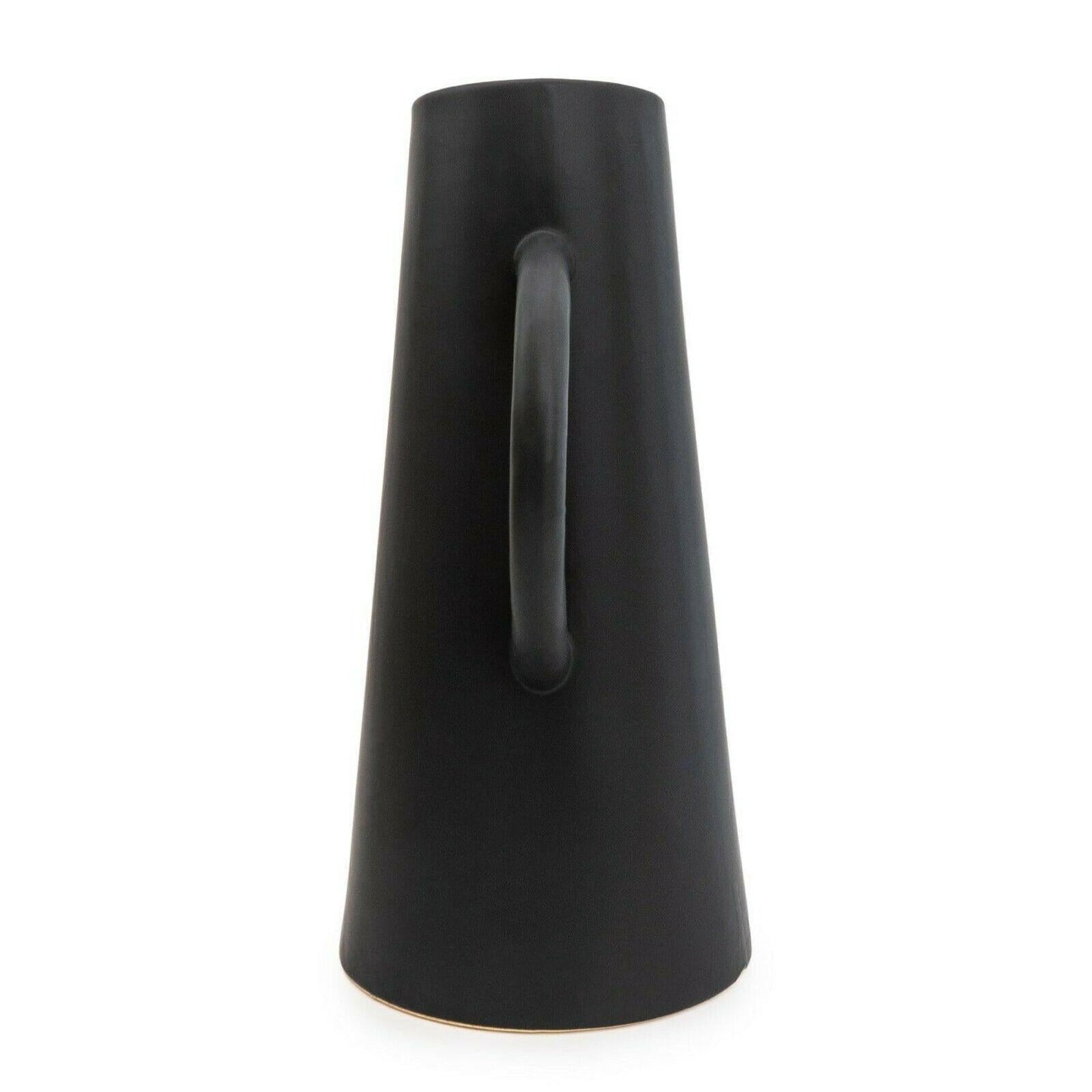 Odesa Matte Black Large Conical Vase 35cm