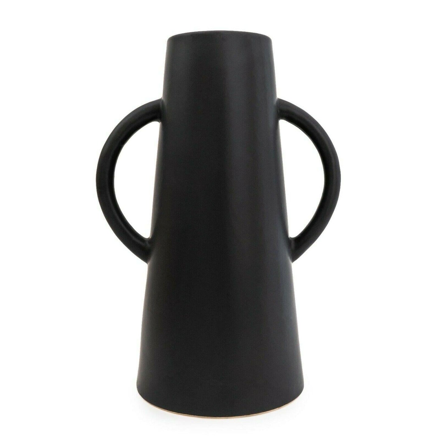Odesa Matte Black Large Conical Vase 35cm
