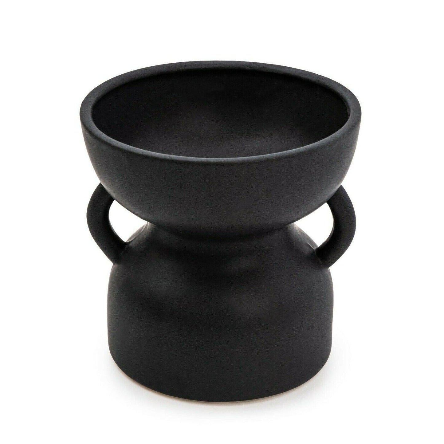 Odesa Matte Black Squat Vase 15.5cm