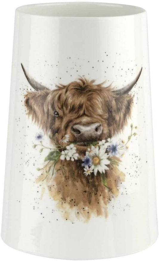 Royal Worcester Wrendale Designs Large Vase 'Daisy Coo' Large Vase